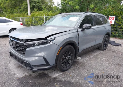 2025 Honda Cr-V Hybrid Sport-L из США, поврежденный, VIN 7FARS5H85SE030547